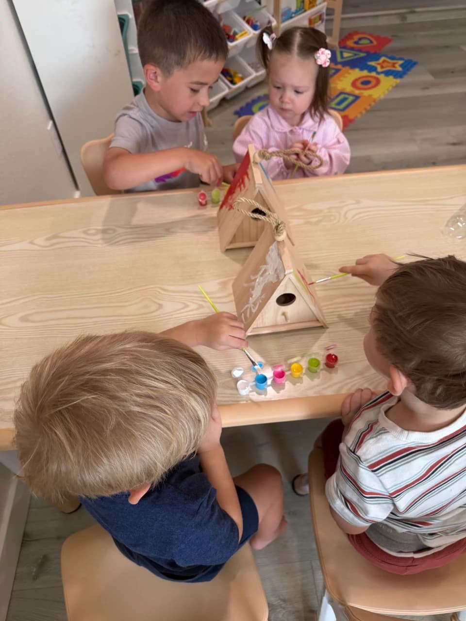 Children at work in the classroom
